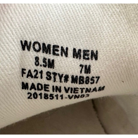 Madewell Kickoff Trainer Sneakers‎ Size 8.5 in Neutral Colorblock Leather Cream - Picture 12 of 13